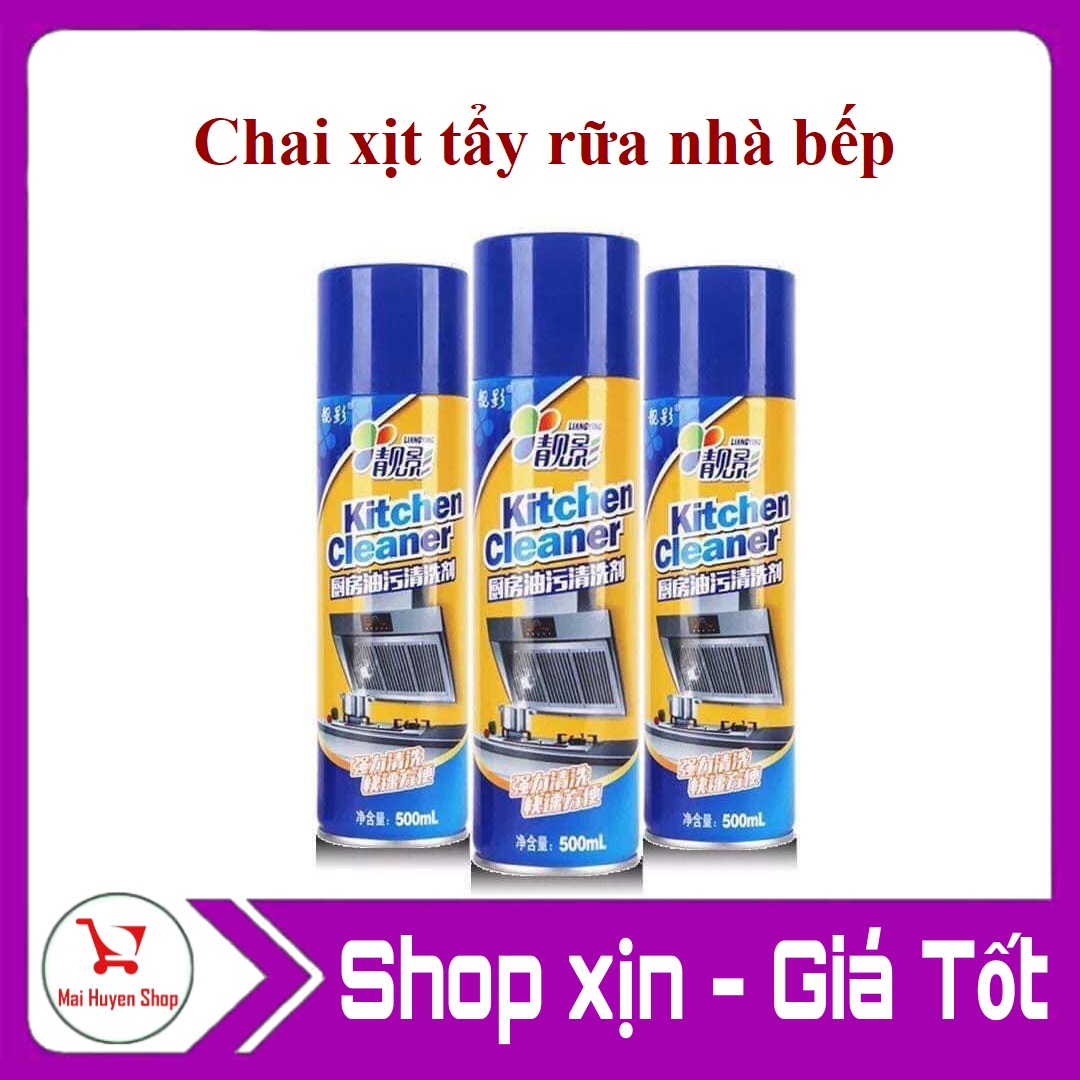 [HCM]Chai xịt bọt tuyết vệ sinh nhà BẾP Kitchen Cleaner