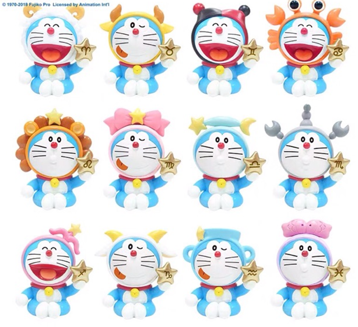 Bộ Mô Hình 1 nhân vật Doraemon trong bộ 12 Cung Hoàng Đạo nhân vật hoạt hình  Doraemon dễ thương  Lazadavn