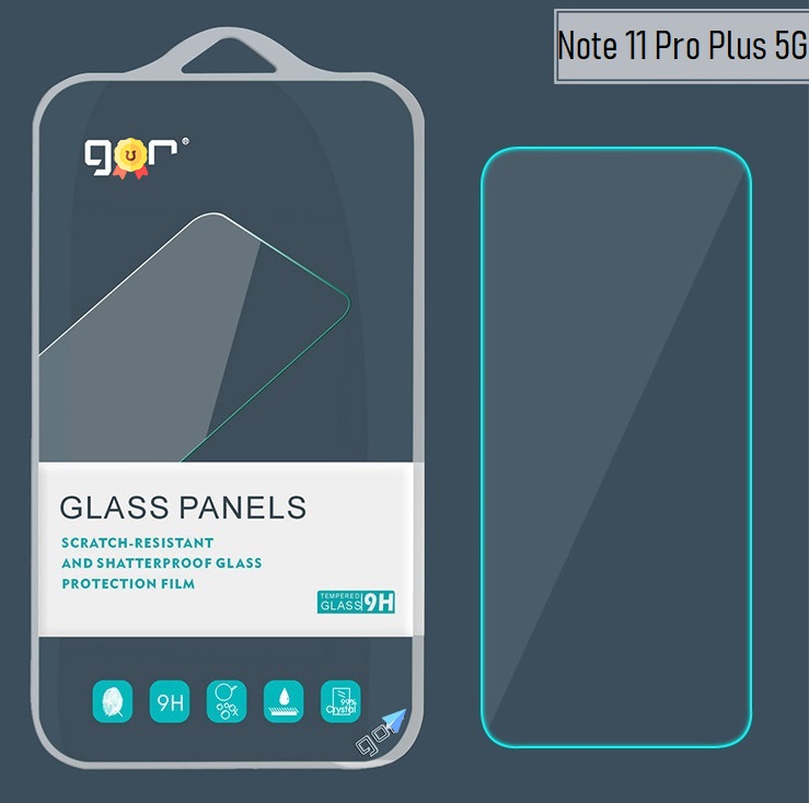 Toughened glass gor redmi note 11/ note 11s 4g, redmi note 11 5g/note 11s 5g, redmi note 11 pro, note 11 pro plus 5g, note 11t/11t pro transparent 9h/ 2.5d-genuine gor