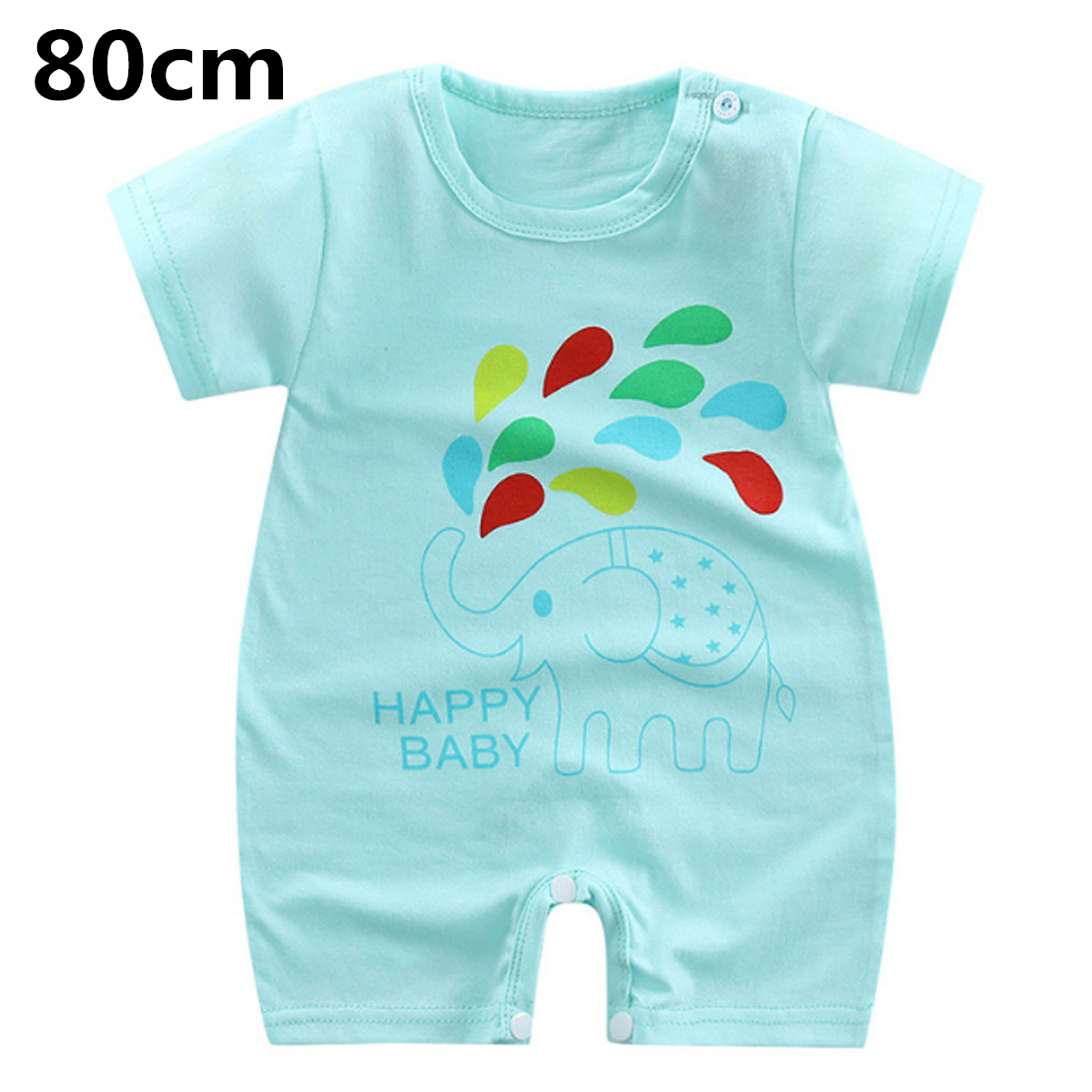 Newborn Kids SUPERIOR Romper Infant Girls Bodysuit Baby Boys Outfits Jumpsuit Clothes Set - Light blue. 