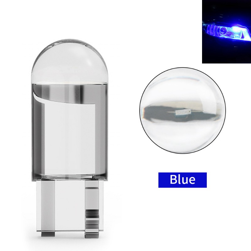 Car Width Indicator Light T10 Crystal Transparent Integrated LED Small Light COB High Brightness W5W License Plate Reading Light