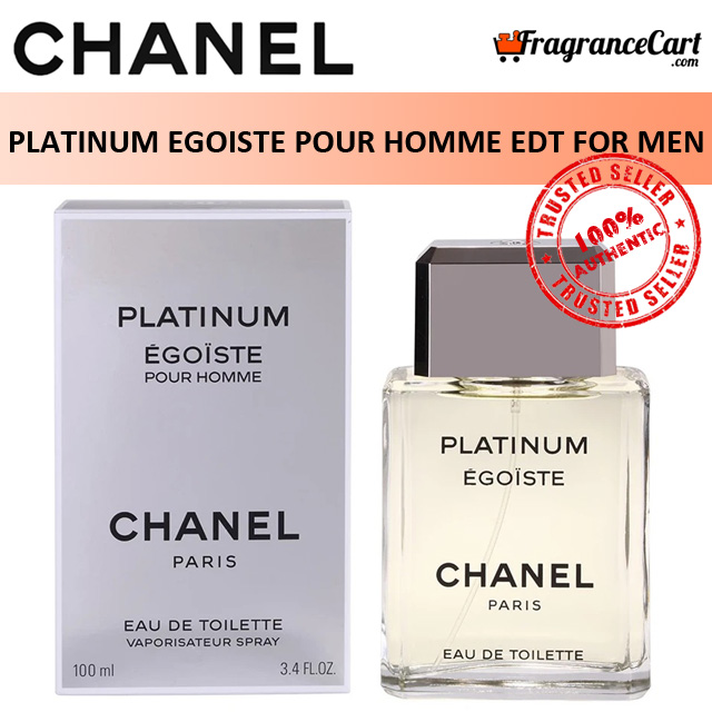 Chanel Platinum Egoiste Pour Homme EDT for Men (100ml) Eau de