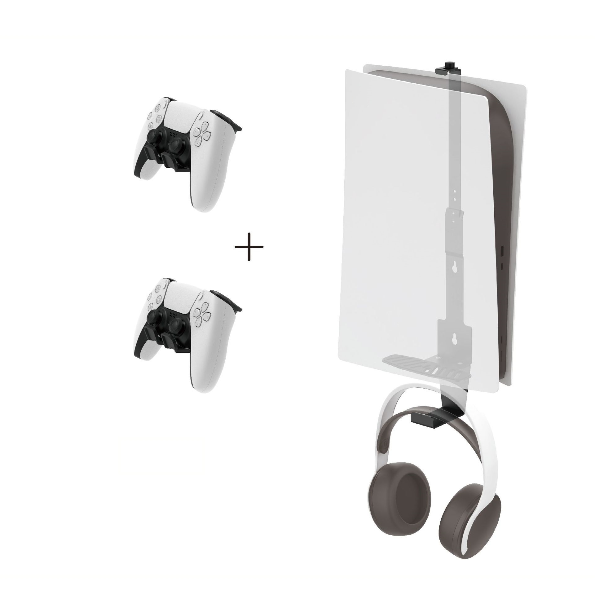 For PS5 Pro Console Wall Mount Universal Bracket P5 Console Bracket Compatible for P5/P5Slim