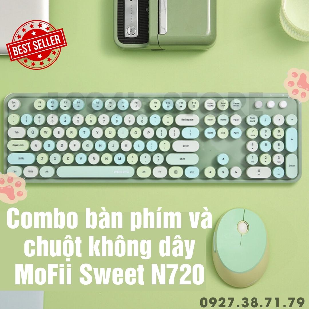 MoFii Sweet - Bộ bàn phím giả cơ và chuột không dây - MoFii N720
