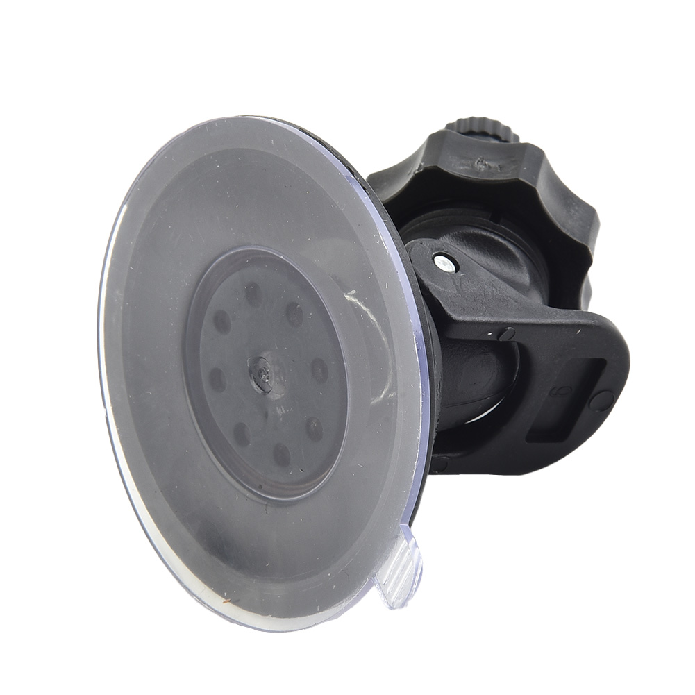 【Limited edition】 Car Mount Recorder Bracket Dash Cam Holder Camera Stand Suction Cup Black ABS Rotatable.