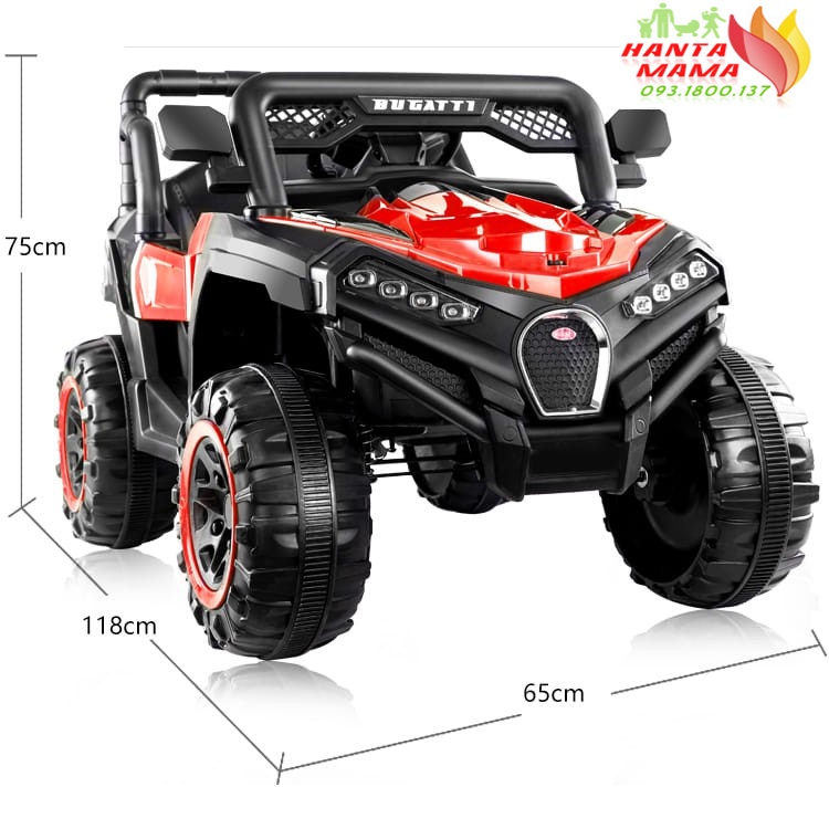 Xe ô tô điện trẻ em MDX-909 xe địa hình cao cấp 2 động cơ mạnh mẻ