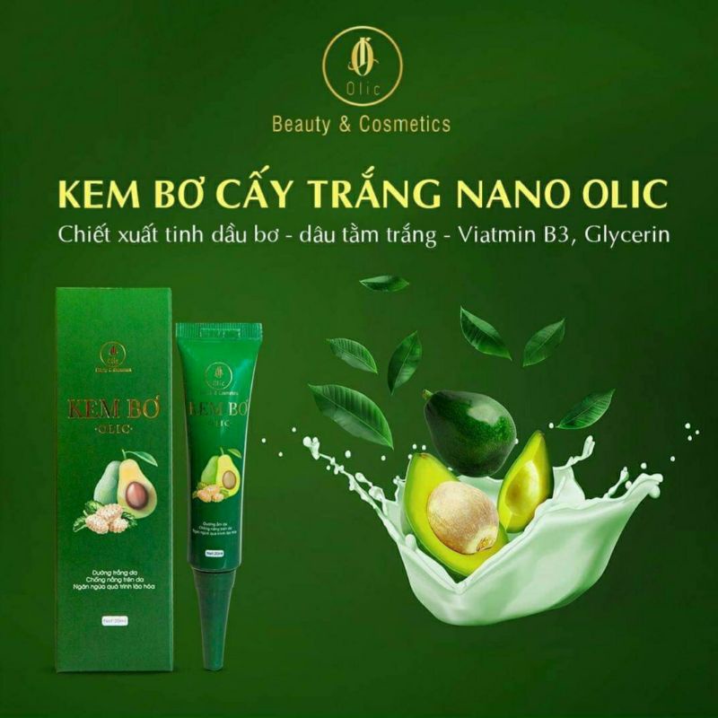 Kem Bơ OLIC Dưỡng Trắng Mịn Da 3in1
