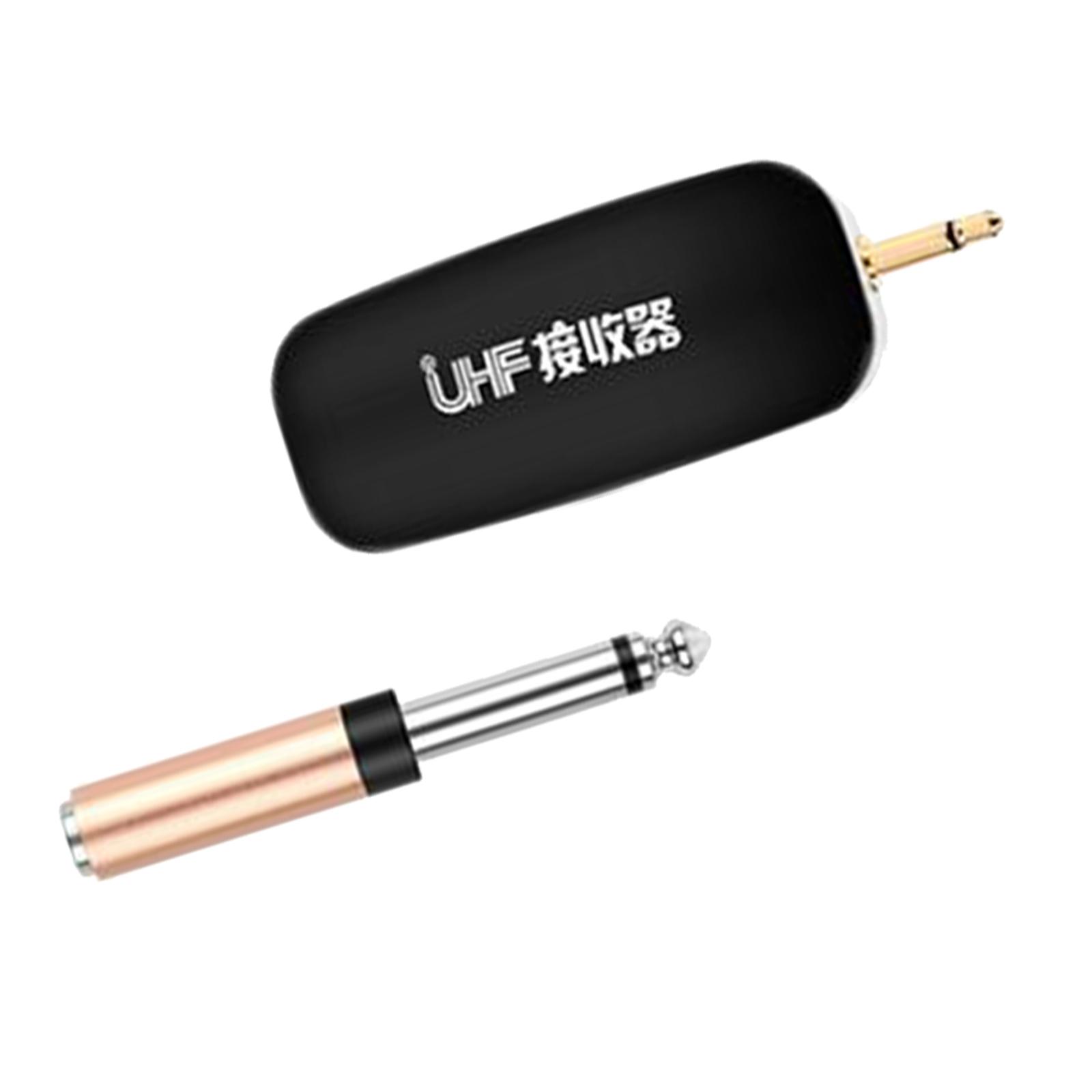 freneci freneciPortable Cordless Musical Instruments Mic Clip On Range Transmitter&Receiver Lavalier Mic Cordless Receiver Instrument Microphone for Tuba