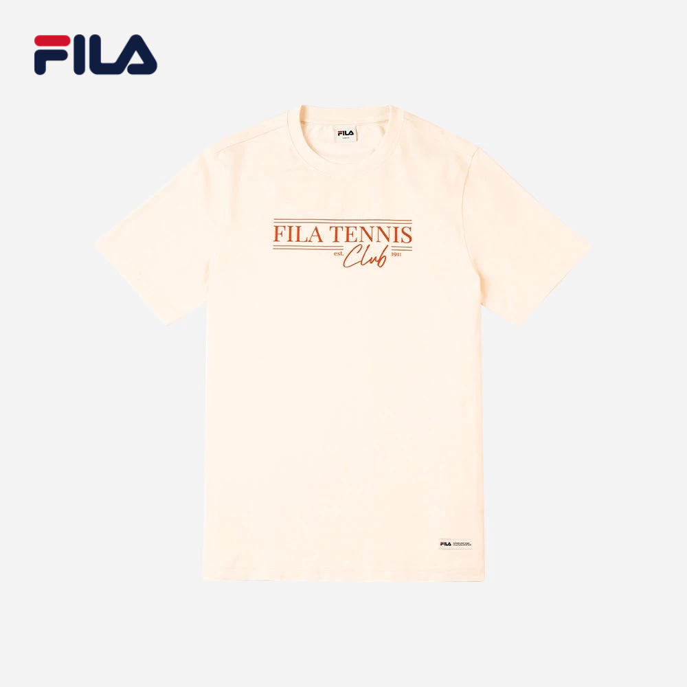 Fila áo thun thể thao unisex tennis club fw2rsf4320x-owh