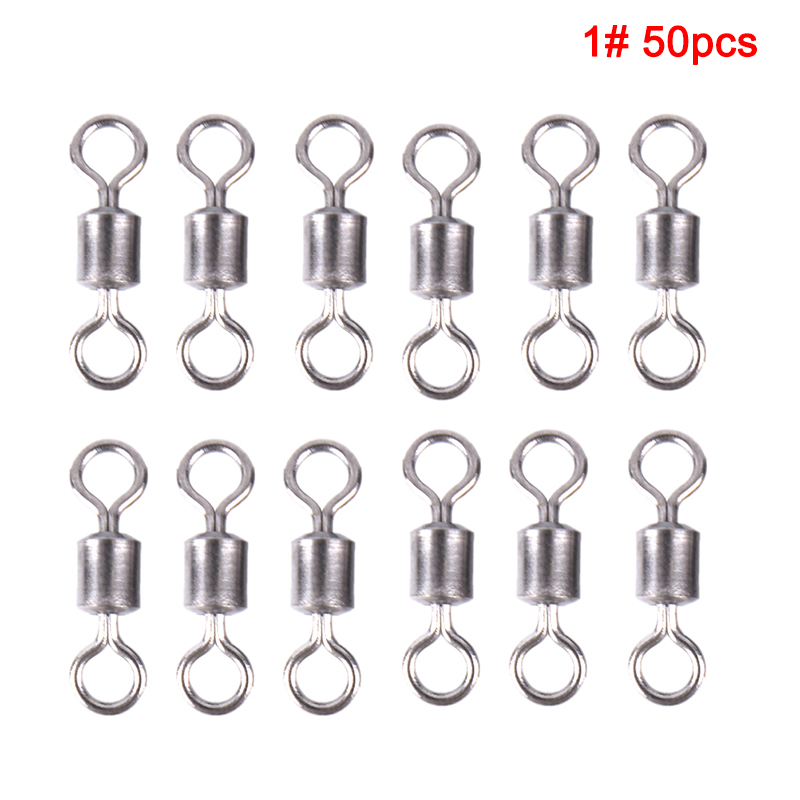 Buy 50pcs Barrel Fishing Swivel With Solid Ring Heavy - View #8