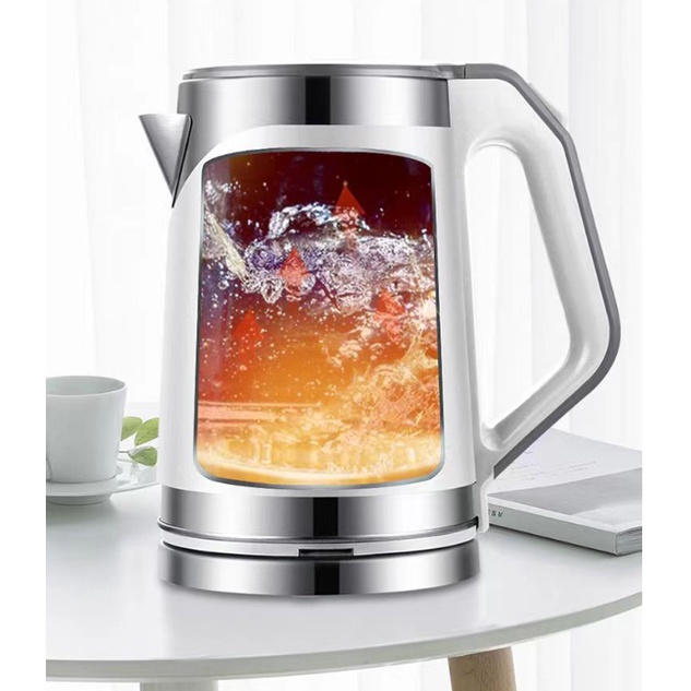 [2.5 Lít] Ấm đun siêu tốc, Bình đun nước siêu tốc 2.5L - Bảo Hành 1 Năm