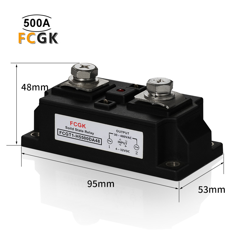 Industrial solid state relay Photo isolation DCAC 200A 300A 400A Built