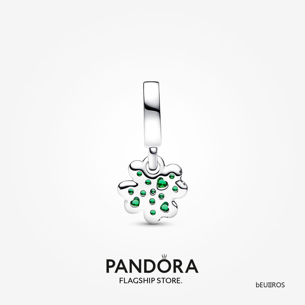 Hot 2023 New Pandora Four Leaf Clover Dangle Charm Bracelets