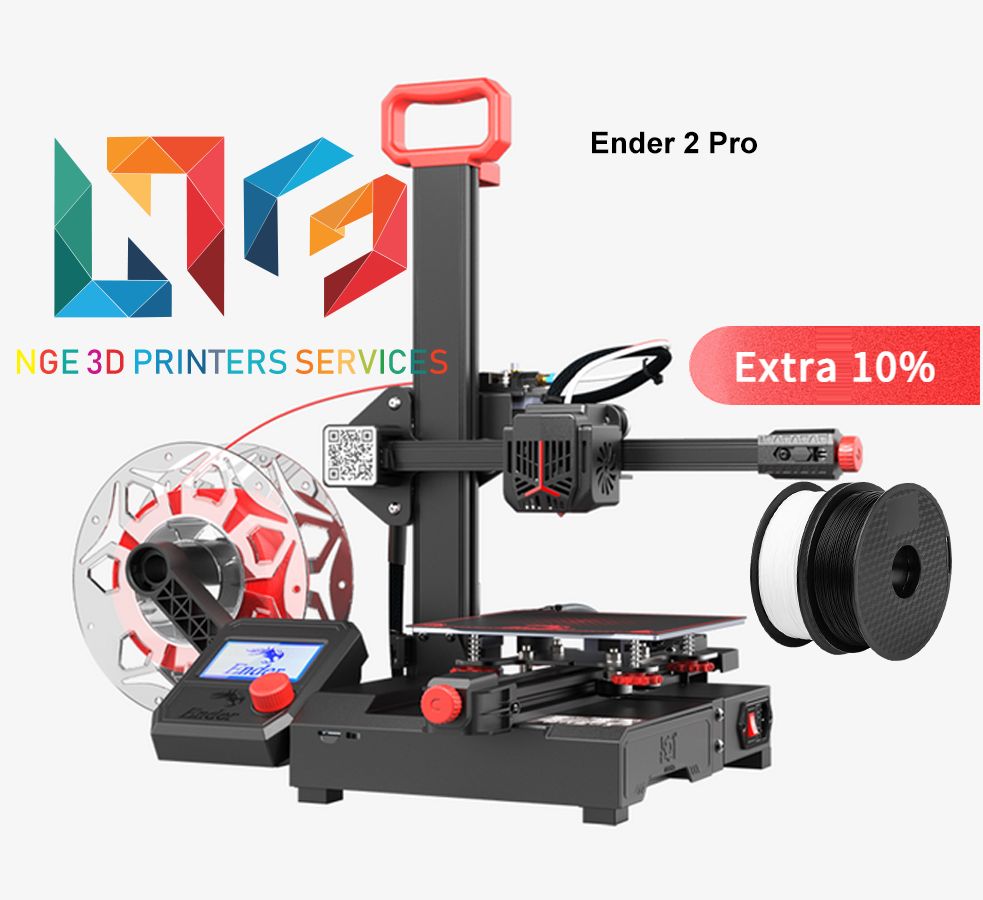 Máy in 3D Creality Ender 2 Pro khổ in 165*165*180mm