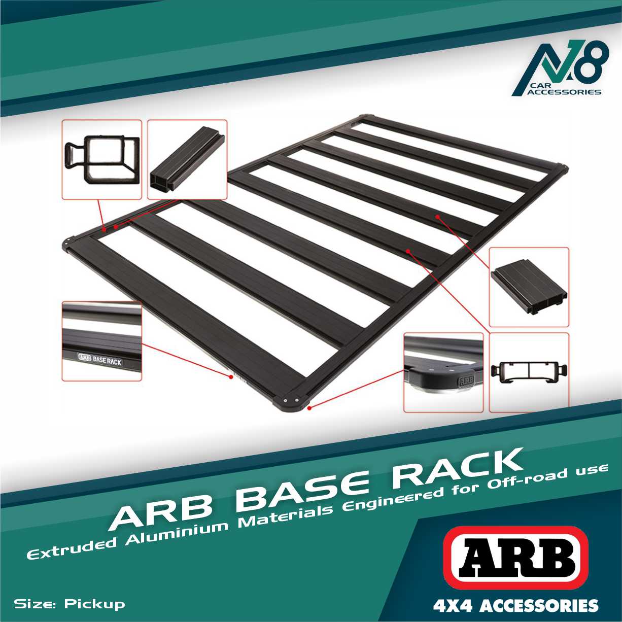 ARB BASE Rack Flat Rack Pickup Genuine | Lazada PH