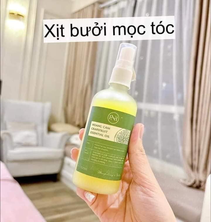 XỊT KHÍCH THÍCH MỌC TÓC TINH DẦU BƯỞI HOÀNG CẦM