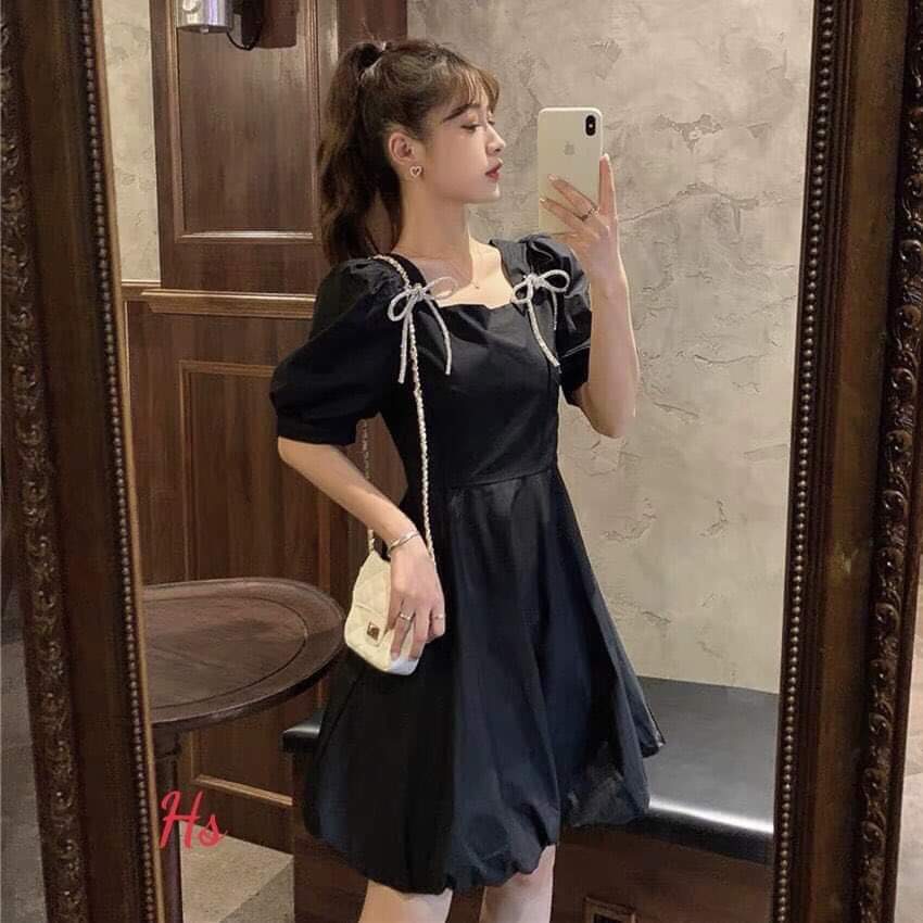 VÁY NƠ VAI TAY BỒNG PM82