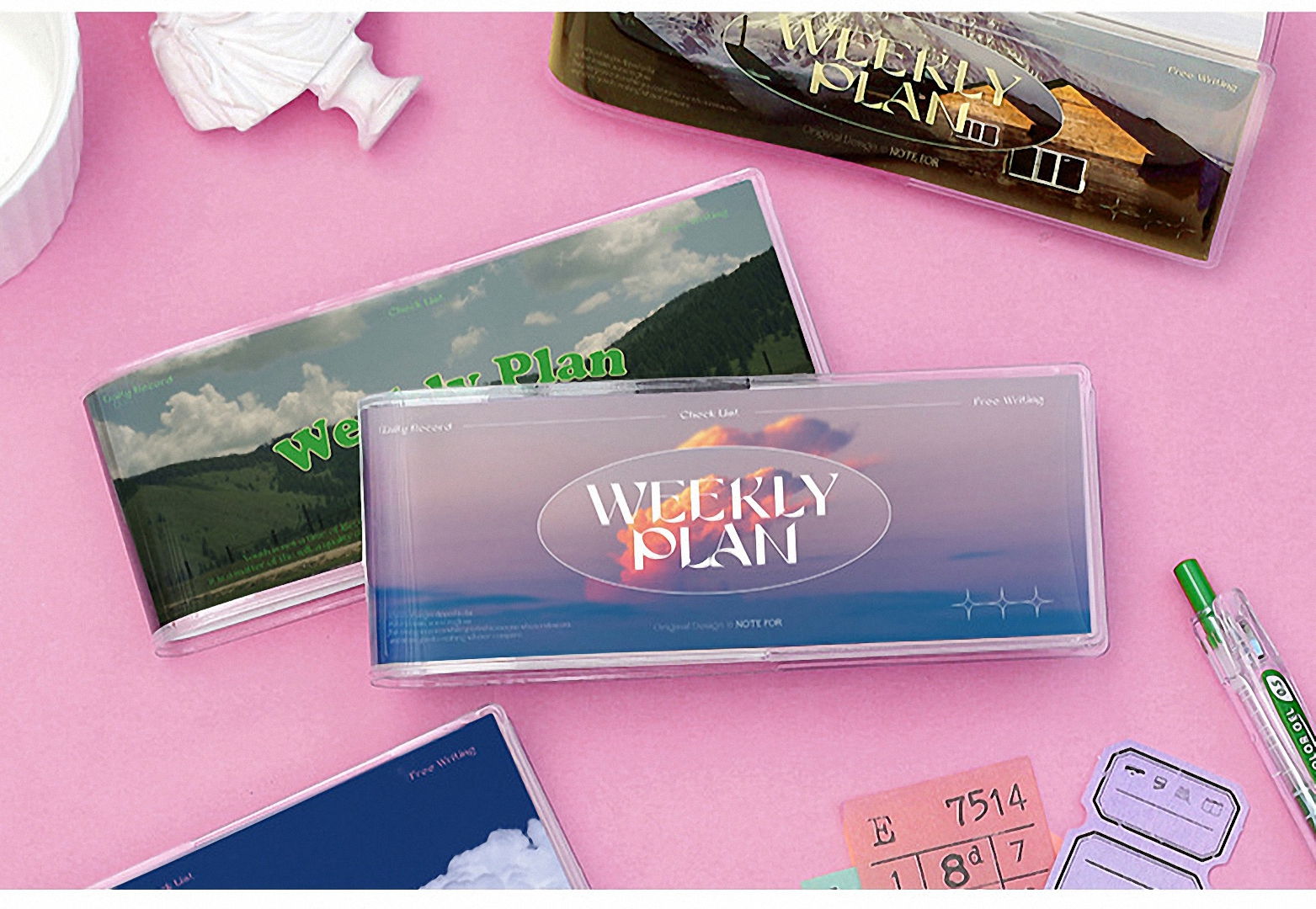 Sổ WEEKLY PLANNER Note For mini nông trại mây