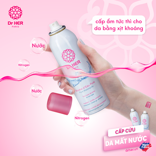 Xịt khoáng Dr HER Paris 150ML