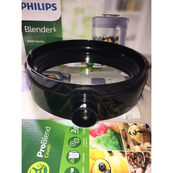 Khay dẫn dạng tròn của máy ép trái cây philips hr1863