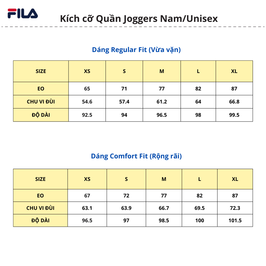 Fila Quần dài thời trang unise.x FW2PTE3080M-BLK