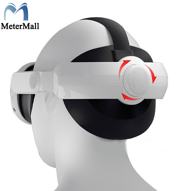 Dây đeo đầu cao cấp thay thế chơi game VR phụ kiện đa có thể điều chỉnh góc độ tương thích cho Meta Quest 3 tai nghe VR