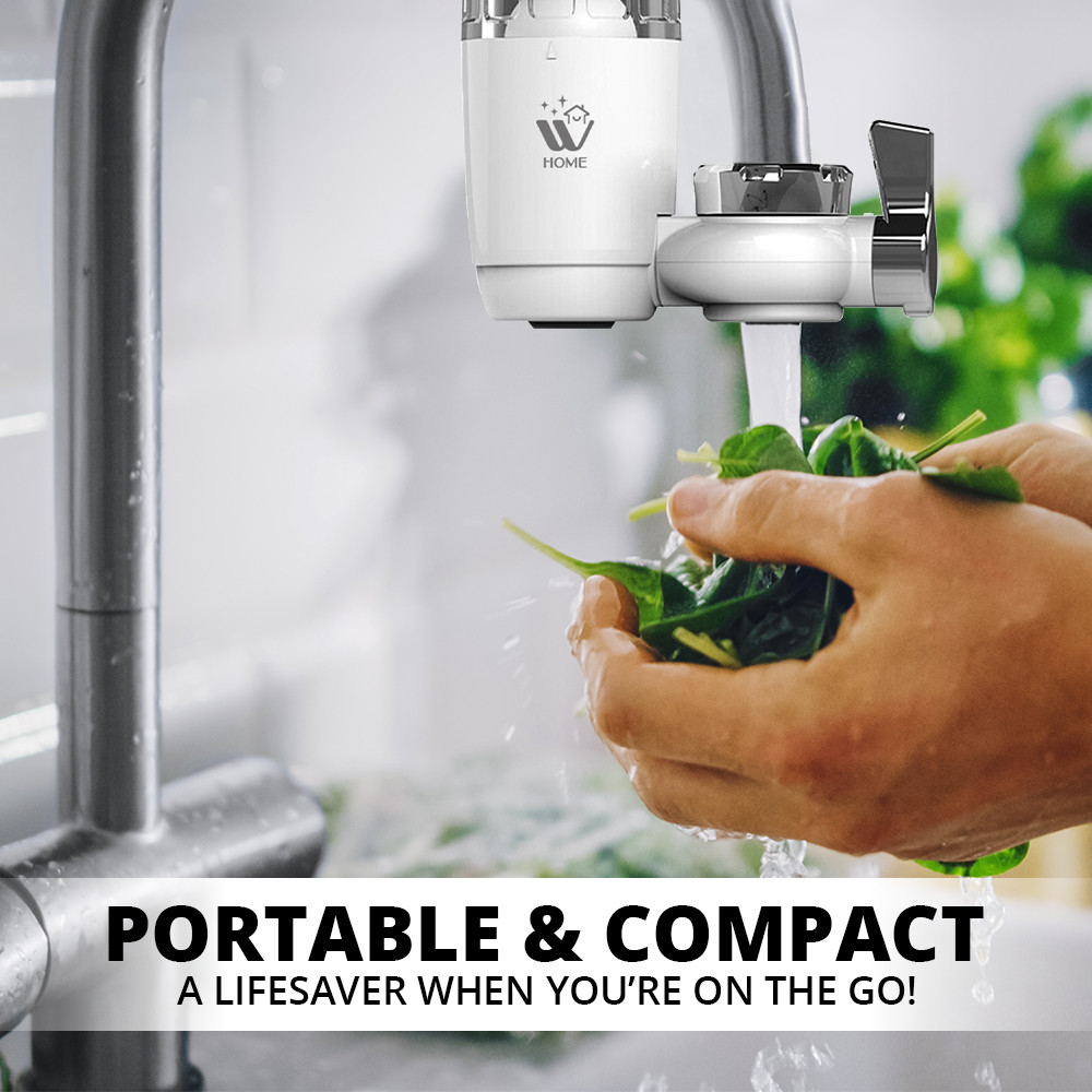 WBM Faucet Mini Water Filter, Tap Water Filter, Water Clean Filter Purifier. 