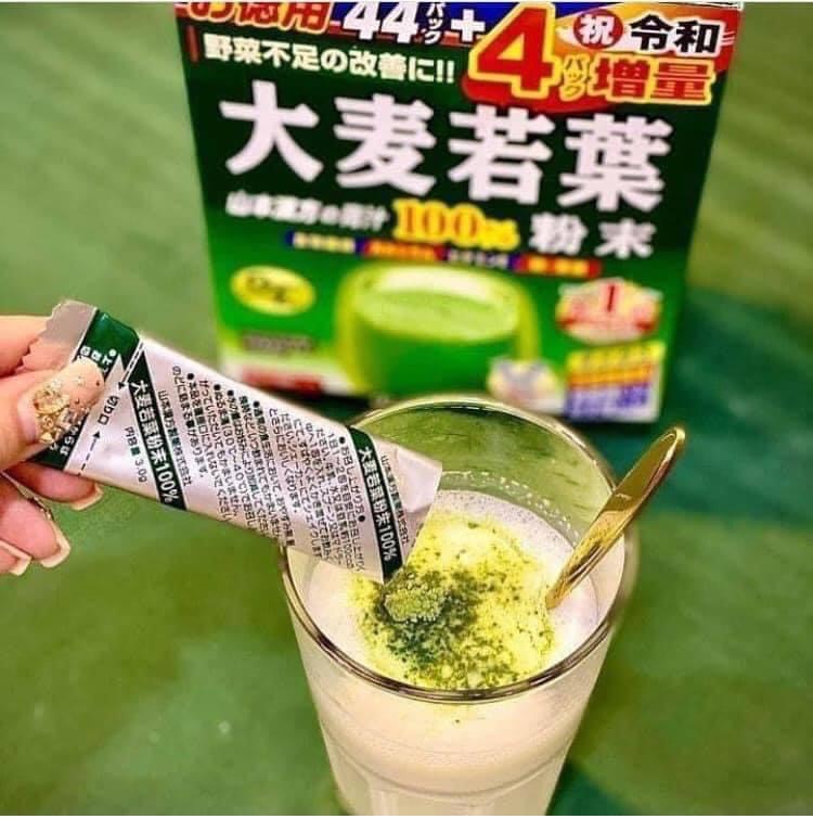 Bột Lúa Non Grass Barley Nhật Bản 3g x 44 gói (Lúa Non Xanh)