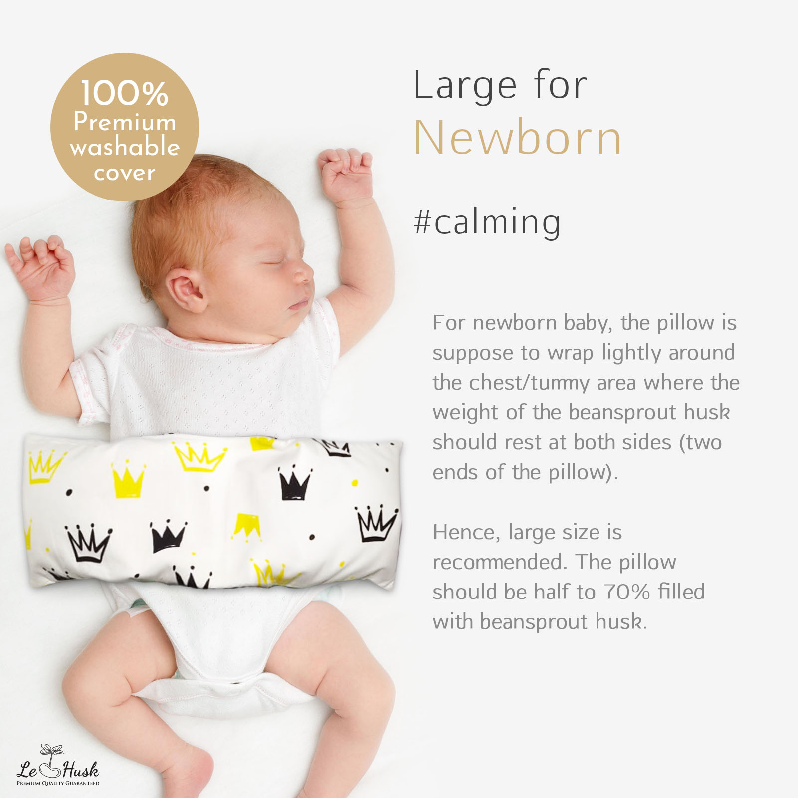 baby husk pillow