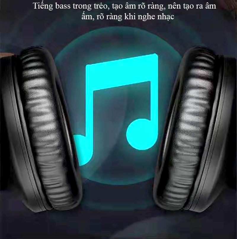 Tai nghe chụp tai F15+ trắng