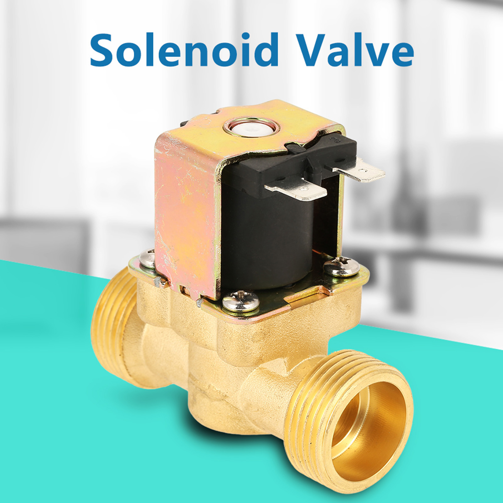Zerone van điện từ 1 dc12v g3/4 bình thường đóng bằng đồng van điện từ cho nước