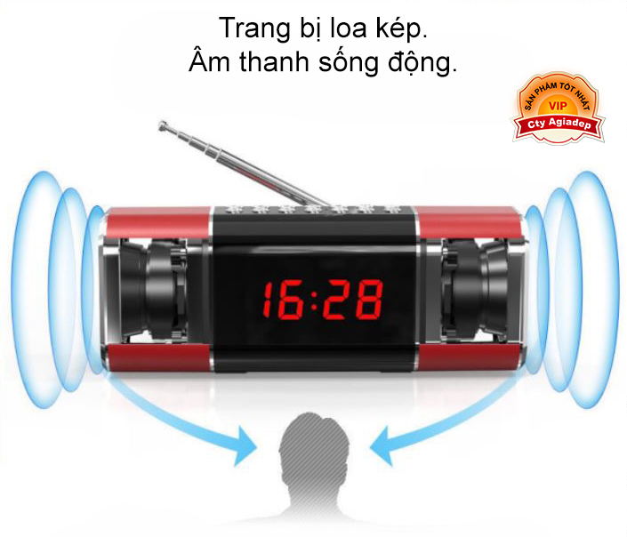 Loa bluetooth hàng hiệu SANSUI Nhật Bản D11