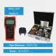 Handheld Ultrasonic Flow Meter Portable Clamp-on Flow Measurement Device Non-invasive Digital Ultrasonic Flowmeter with Display. 