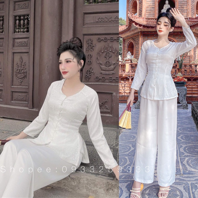 Đồ Lam Đi Chùa # Bà Ba Lụa Siêu Mát