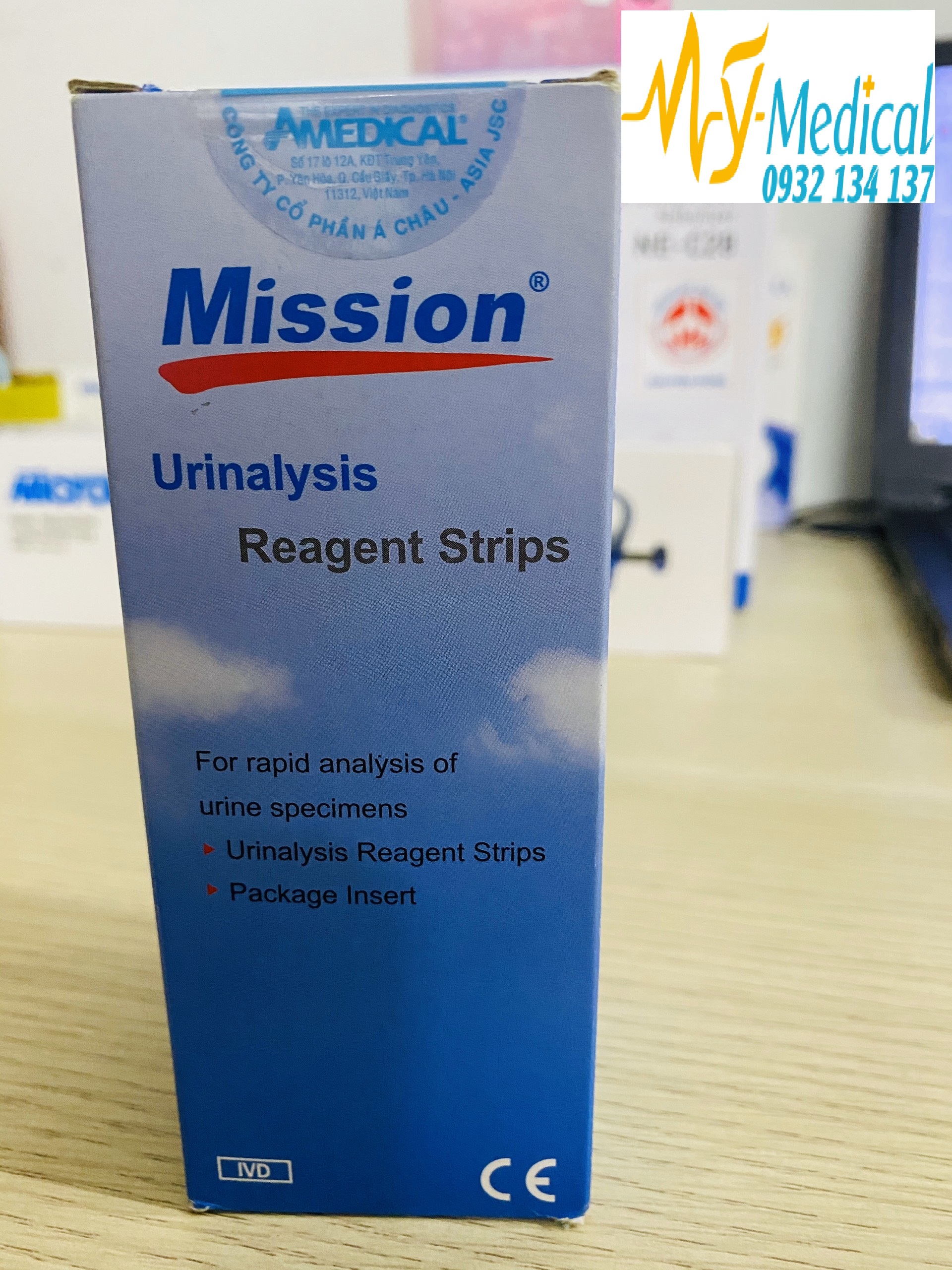 Que thử nước tiểu 10 thông số Mission