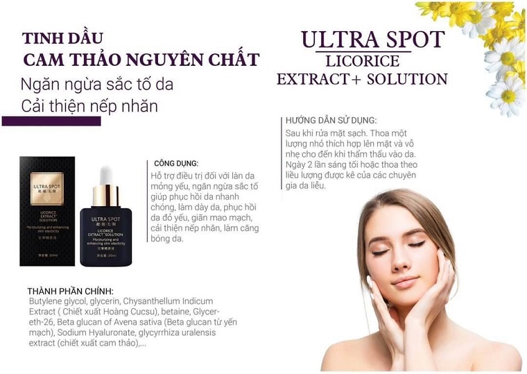 TINH DẦU CAM THẢO ULTRASPOT HỒNG KÔNG