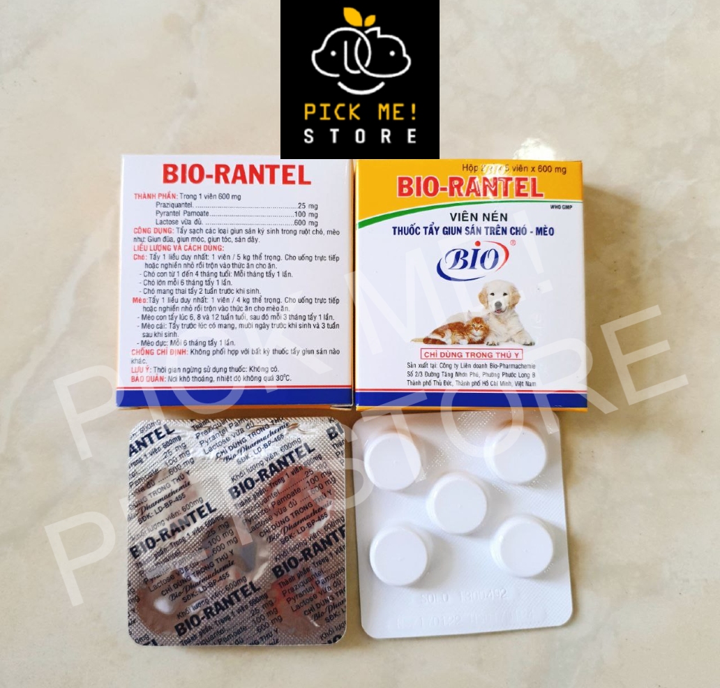 Xổ giun cho chó mèo Bio Rantel 🐶 😻