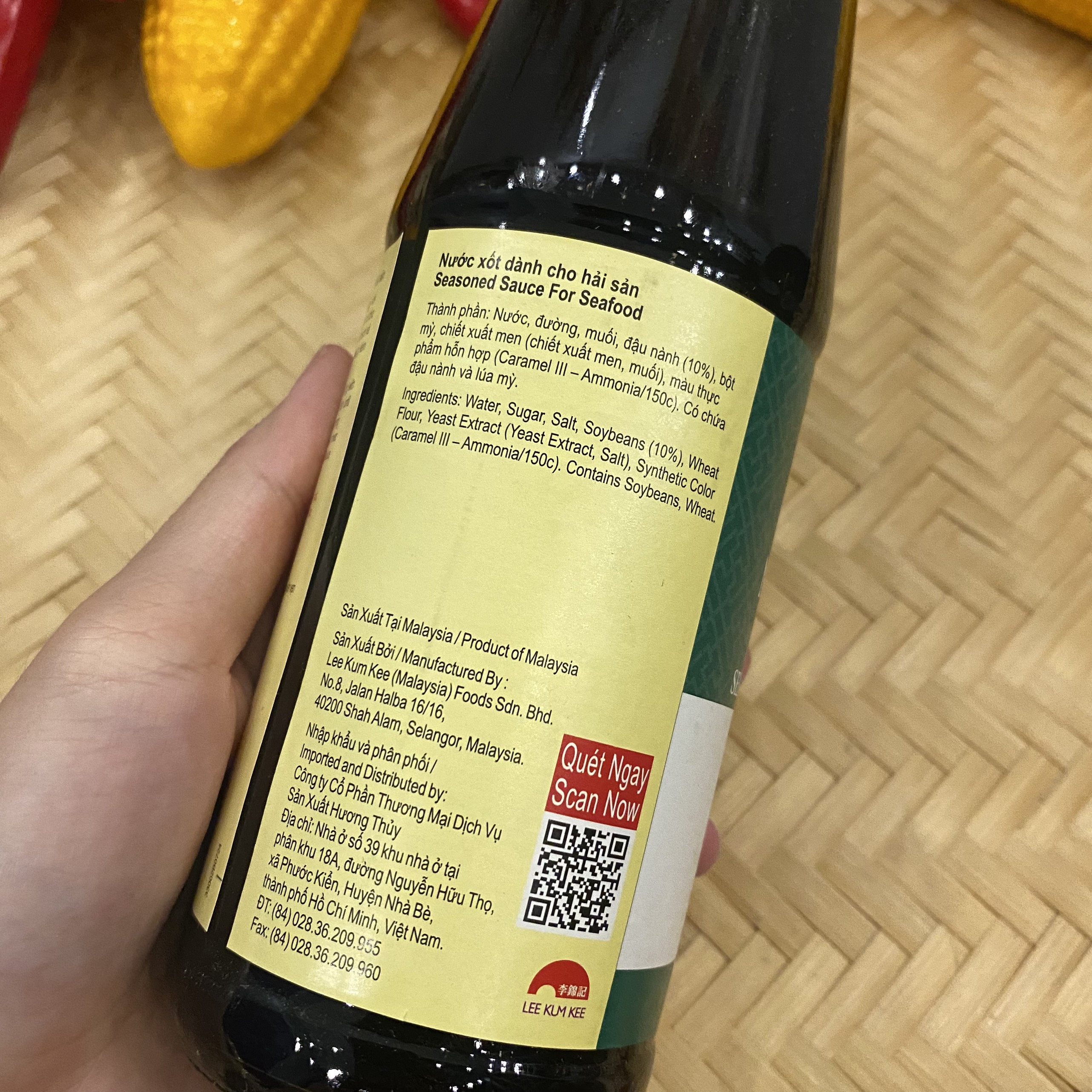 NƯỚC SỐT HẢI SẢN LEE KUM KEE (hấp cá)410ml