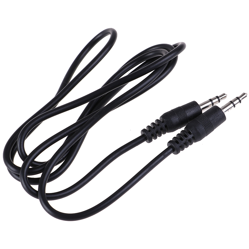 1Pc 3.5mm Jack male to male car aux auxiliary cord stereo audio cable 1m
