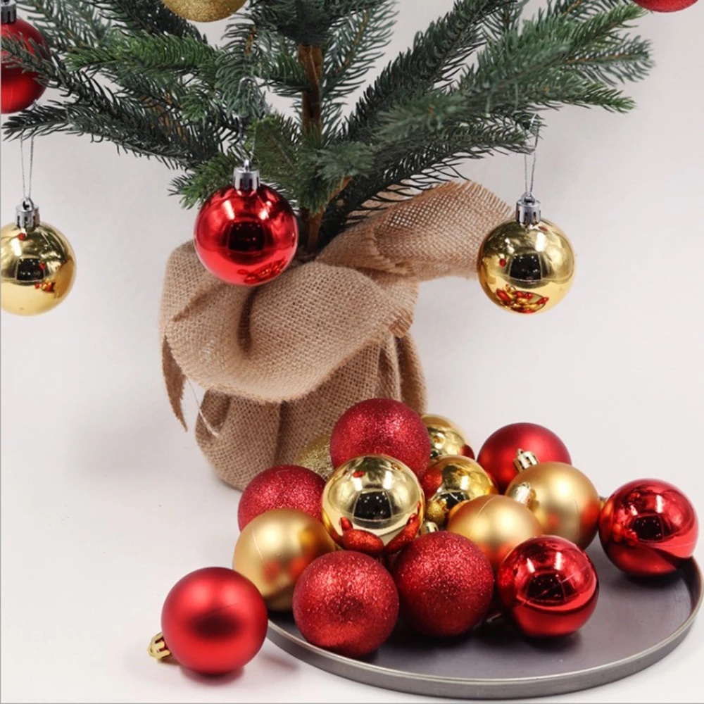 Combo 6 quả châu trang trí Noel. trang trí Giáng Sinh