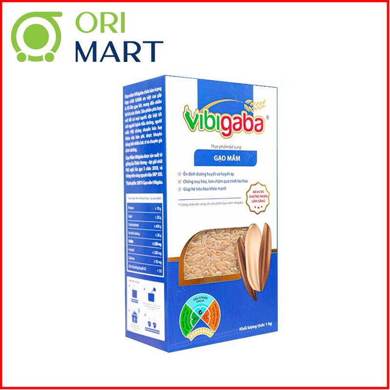 Gạo Mầm Vibigaba Hạt Ngọc Trời Gói 1Kg