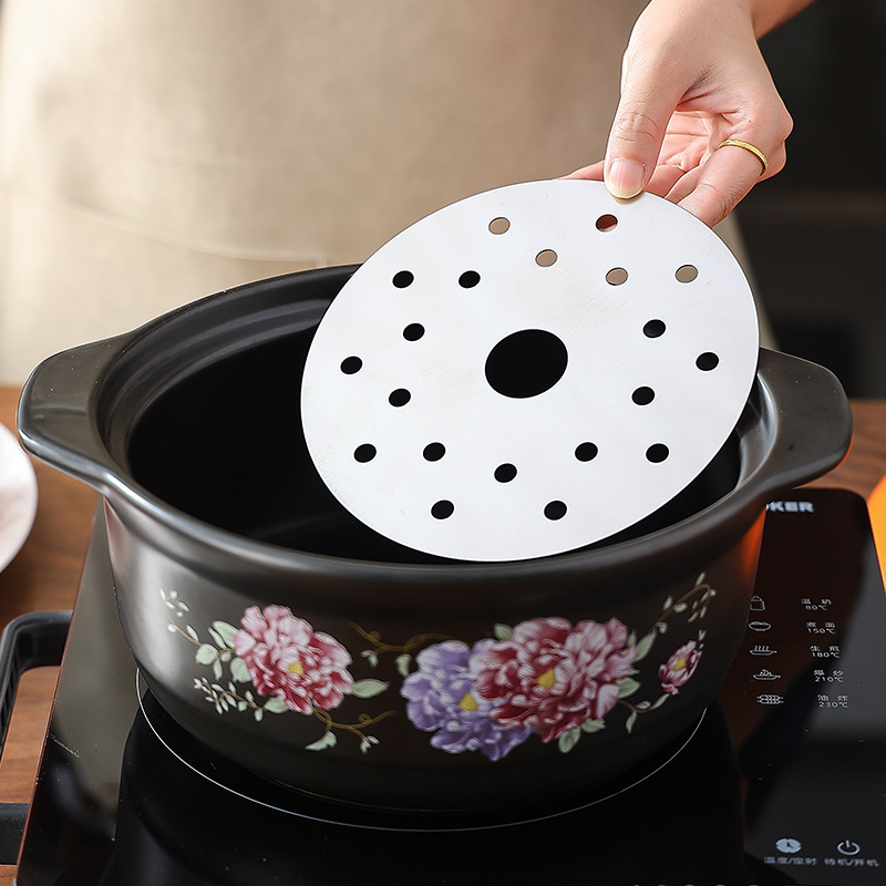 【COD】แผ่นกระจายความร้อนสแตนเลส Induction Cooktop Converter ดิสก์สำหรับ