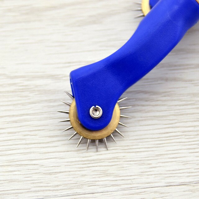 Tracing Wheel Professional Stitch Marking Spacer Leather Needle Point Tracing Wheel with Wooden