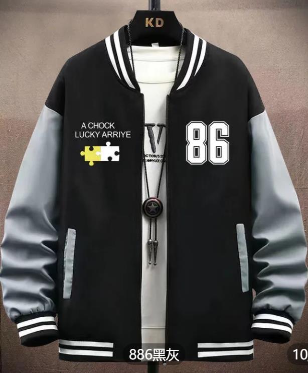 AA18-Men Jacket Baseball Suit 2023 New Spring Korea Style Couple Streetwear Coat Ins Hip Hop Fashion Casual Loose Unisex Jacket B0132