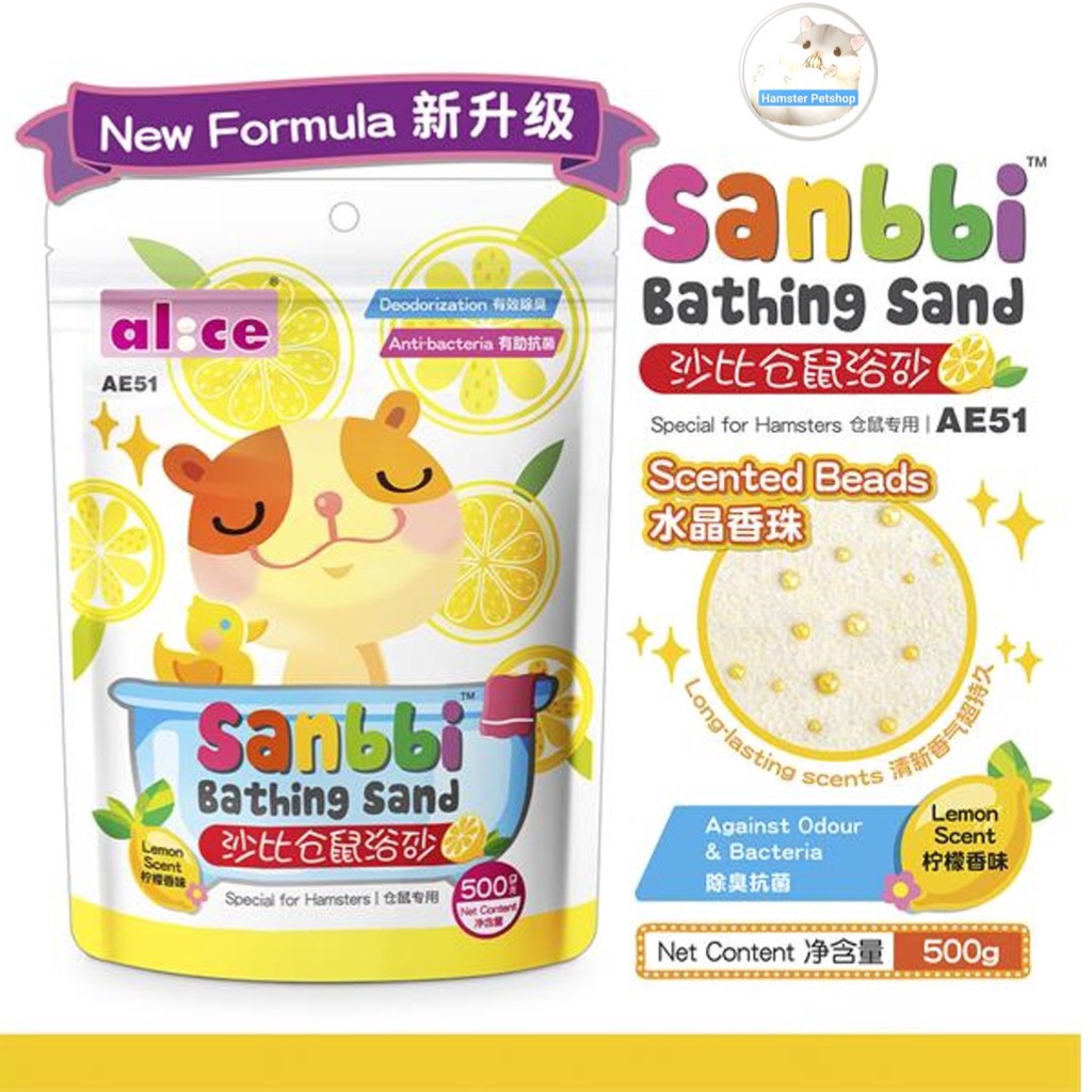 Cát tắm diệt khuẩn sanbbi cho Hamster 500g