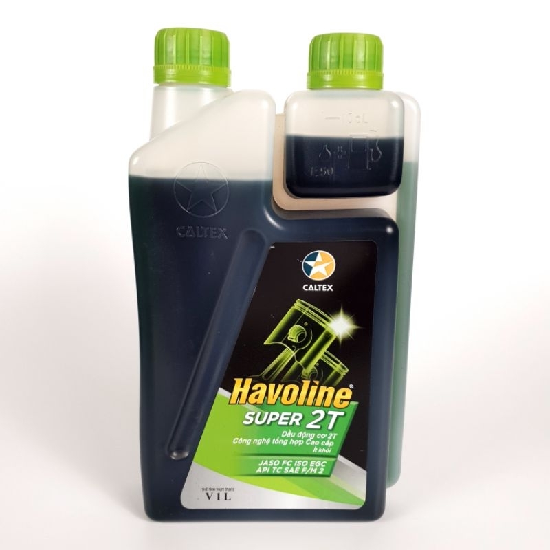 Dầu Động cơ 2 thì Caltex Havoline Plus 2T, Super 2T (cưa xăng, cắt cỏ)