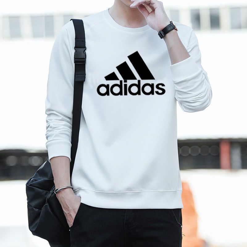 Spring and Autumn Fashion Brand Hoodie Men Spring and Autumn Loose Tide Students Round Neck Clothes Korean Version of All T-shirt Boys