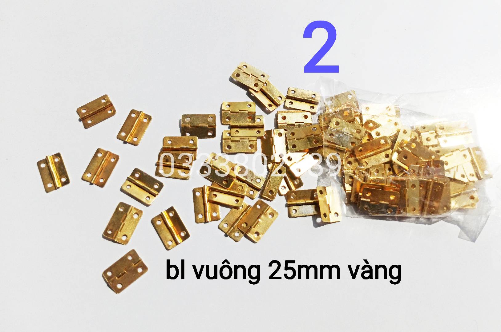 Bản lề mini (set 10 cái). Tặng kèm vít.