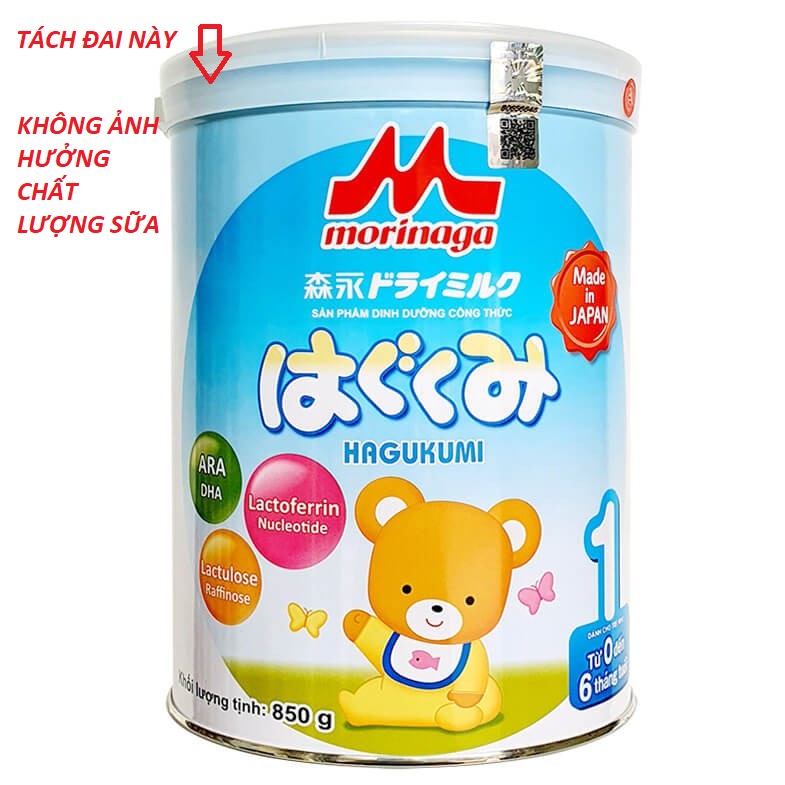 Sữa Morinaga số 1 850g Cho Bé 0-6 Tháng