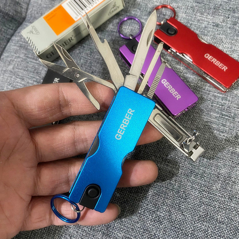 Amazon.com: OUTU Keychain Nail Clipper Multitool, 7 in 1 EDC Utility Tool  with Nail Clipper, Scissors, Gifts for Him Men Husband Dad Boyfriend  (Orange) : Beauty & Personal Care